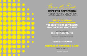 Hope For Depression Seminar Luncheon 2017