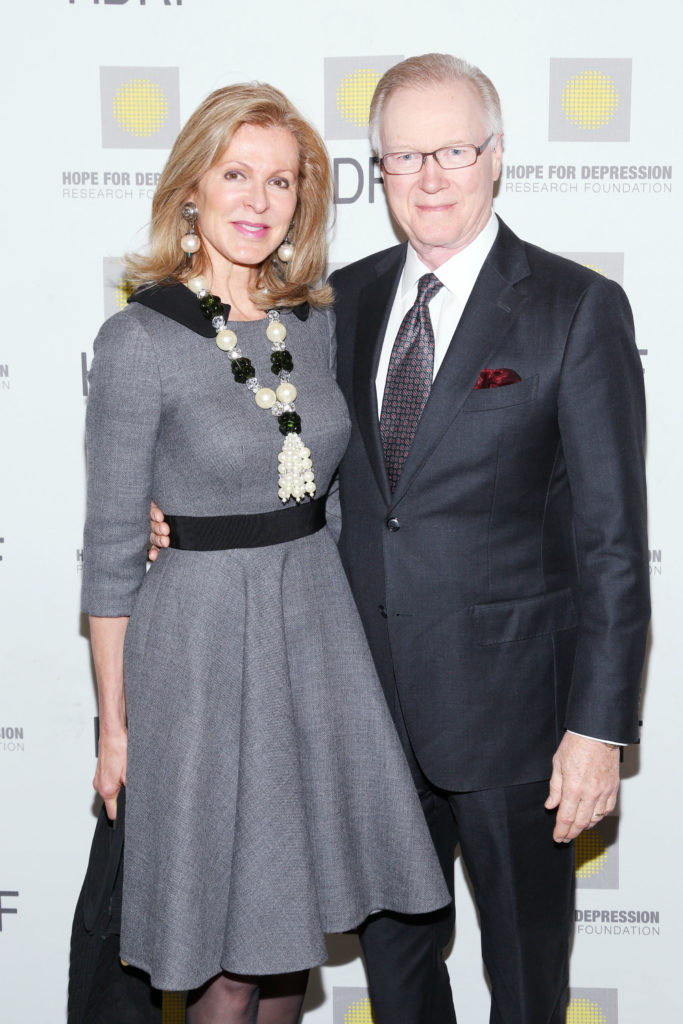 Ellen Scarborough, Chuck Scarborough== Hope for Depression Research Foundation Honors Mariel Hemingway at 9th Annual Gala== 583 Park Avenue, NYC== November 10, 2015== ©Patrick McMullan== photo - J Grassi/PMC== ==