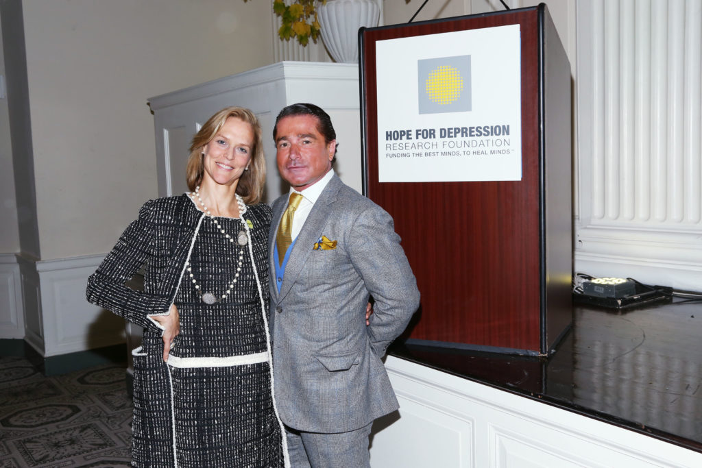 Louisa Benton, Scott Synder== Hope for Depression Research Foundation Honors Mariel Hemingway at 9th Annual Gala== 583 Park Avenue, NYC== November 10, 2015== ©Patrick McMullan== photo - J Grassi/PMC== ==