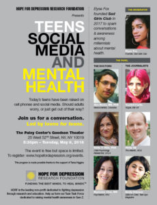 Teens, Social Media and Mental Health Symposium